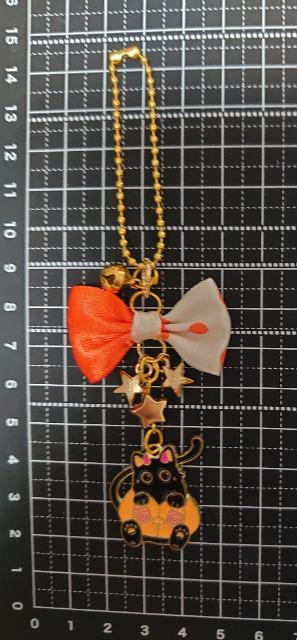 ハンドメイド♪ハロウィンチャーム★ポールチェーン・カボチャinデビルクロネコちゃん < ペット/手芸/園芸 ハンドメイド♪ハロウィンチャーム★ポールチェーン・カボチャinデビルクロネコちゃん < ペット/手芸/園芸の