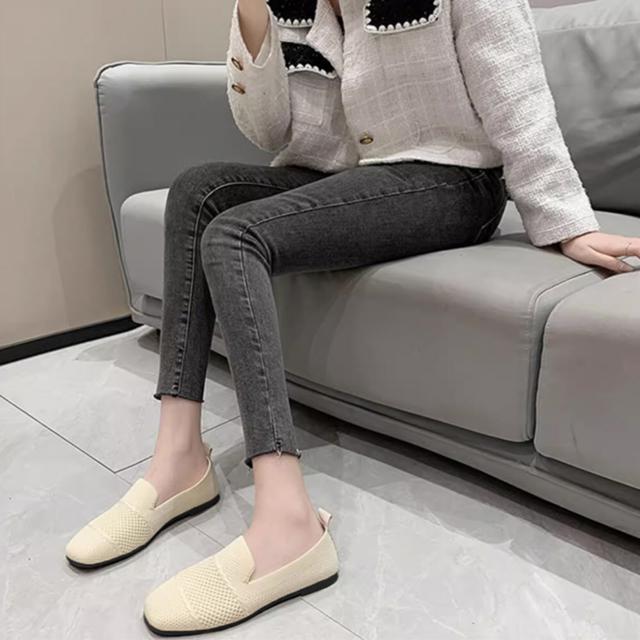 送料無料 新品 ローファーメッシュパンプス 韓国シューズ < 女性ファッション  送料無料 新品 ローファーメッシュパンプス 韓国シューズ < 女性ファッションの