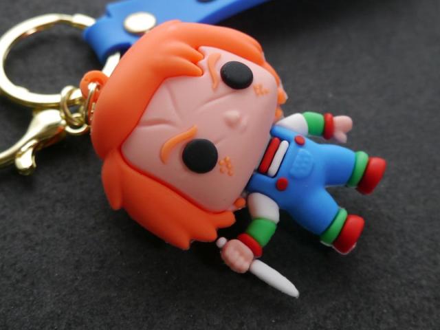 新品 チャイルド・プレイ チャッキー フィギュアマスコット キーホルダー バッグチャーム < ホビー  新品 チャイルド・プレイ チャッキー フィギュアマスコット キーホルダー バッグチャーム < ホビーの