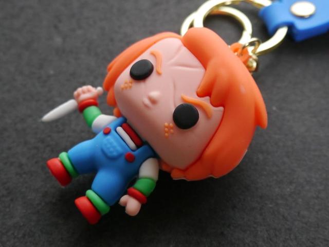 新品 チャイルド・プレイ チャッキー フィギュアマスコット キーホルダー バッグチャーム < ホビー  新品 チャイルド・プレイ チャッキー フィギュアマスコット キーホルダー バッグチャーム < ホビーの