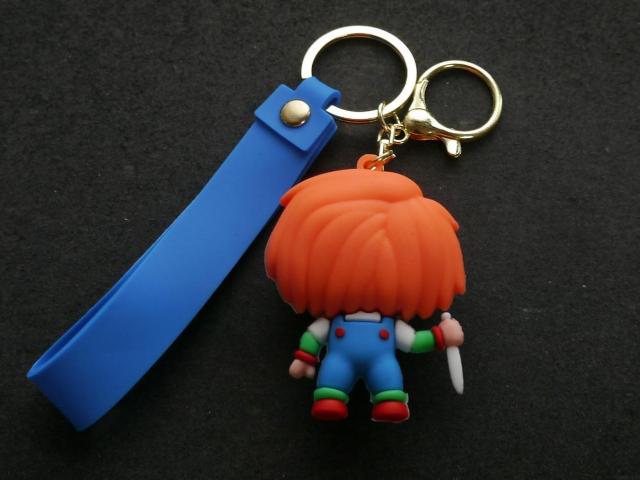 新品 チャイルド・プレイ チャッキー フィギュアマスコット キーホルダー バッグチャーム < ホビー  新品 チャイルド・プレイ チャッキー フィギュアマスコット キーホルダー バッグチャーム < ホビーの