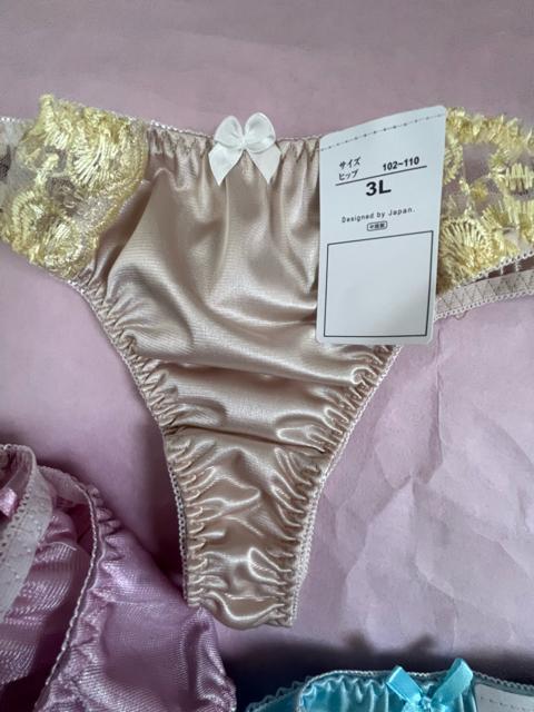 3Lサイズ!5枚セット!光沢ツルツル素材!シフォン使いあり!高貴品格!色とりどり!エレガント!Tバックショーツ!No.可憐 < 女性ファッション  3Lサイズ!5枚セット!光沢ツルツル素材!シフォン使いあり!高貴品格!色とりどり!エレガント!Tバックショーツ!No.可憐 < 女性ファッションの