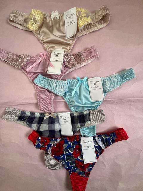 3Lサイズ!5枚セット!光沢ツルツル素材!シフォン使いあり!高貴品格!色とりどり!エレガント!Tバックショーツ!No.可憐 < 女性ファッション  3Lサイズ!5枚セット!光沢ツルツル素材!シフォン使いあり!高貴品格!色とりどり!エレガント!Tバックショーツ!No.可憐 < 女性ファッションの