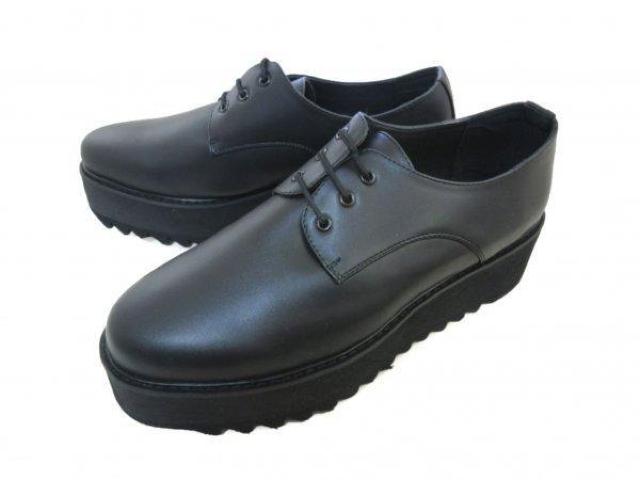 1円~C553新品Love Hunterシャークソール厚底プレーントゥ/オックスフォードシューズ26a黒♂ < 男性ファッション 1円~C553新品Love Hunterシャークソール厚底プレーントゥ/オックスフォードシューズ26a黒♂ < 男性ファッションの