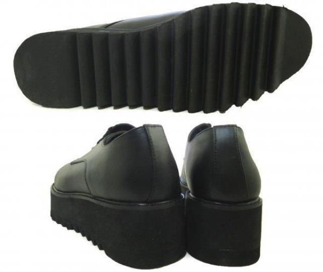 1円~C553新品Love Hunterシャークソール厚底プレーントゥ/オックスフォードシューズ26a黒♂ < 男性ファッション 1円~C553新品Love Hunterシャークソール厚底プレーントゥ/オックスフォードシューズ26a黒♂ < 男性ファッションの