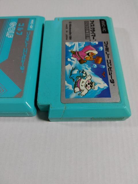ファミコンソフト アイスクライマー ゴルフ カセットのみ 2本 中古品 < ゲーム本体/ソフト  ファミコンソフト アイスクライマー ゴルフ カセットのみ 2本 中古品 < ゲーム本体/ソフトの