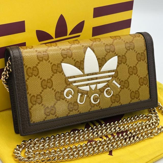 グッチ クリスタル GG チェーンウォレット ショルダーバッグ アディダス スプリーム イエロー < ブランド グッチ クリスタル GG チェーンウォレット ショルダーバッグ アディダス スプリーム イエロー < ブランドの