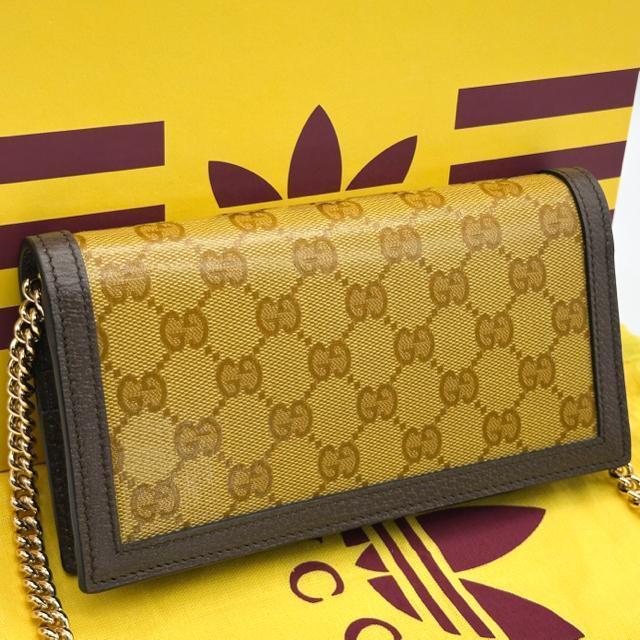 グッチ クリスタル GG チェーンウォレット ショルダーバッグ アディダス スプリーム イエロー < ブランド グッチ クリスタル GG チェーンウォレット ショルダーバッグ アディダス スプリーム イエロー < ブランドの