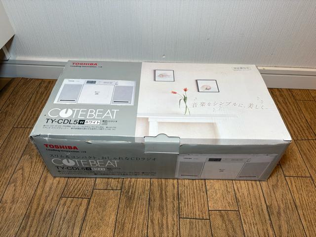 TOSHIBA 東芝 CDラジオ TY-CDL5 W ホワイト 中古品 < 家電/AV TOSHIBA 東芝 CDラジオ TY-CDL5 W ホワイト 中古品 < 家電/AVの