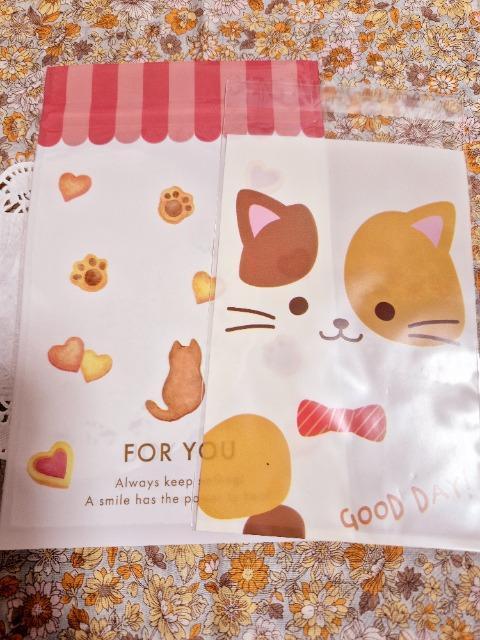 お裾分け☆猫のラッピングバック2枚☆ < インテリア/ライフ お裾分け☆猫のラッピングバック2枚☆ < インテリア/ライフの