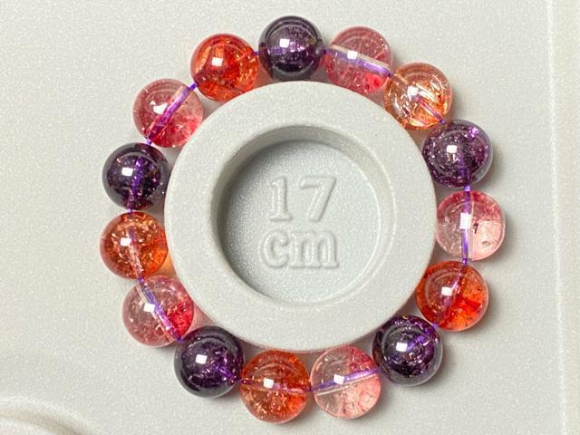 極上!スーパーセブン ブレスレット 14mm 17-18cm 天然石 パワーストーン 希少 高品質 エレスチャル 1円〜 匿名配送 < 女性アクセサリー/時計 極上!スーパーセブン ブレスレット 14mm 17-18cm 天然石 パワーストーン 希少 高品質 エレスチャル 1円〜 匿名配送 < 女性アクセサリー/時計の