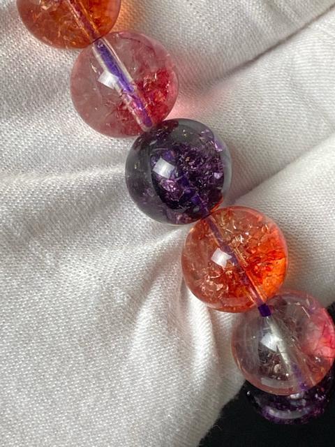 極上!スーパーセブン ブレスレット 14mm 17-18cm 天然石 パワーストーン 希少 高品質 エレスチャル 1円〜 匿名配送 < 女性アクセサリー/時計 極上!スーパーセブン ブレスレット 14mm 17-18cm 天然石 パワーストーン 希少 高品質 エレスチャル 1円〜 匿名配送 < 女性アクセサリー/時計の