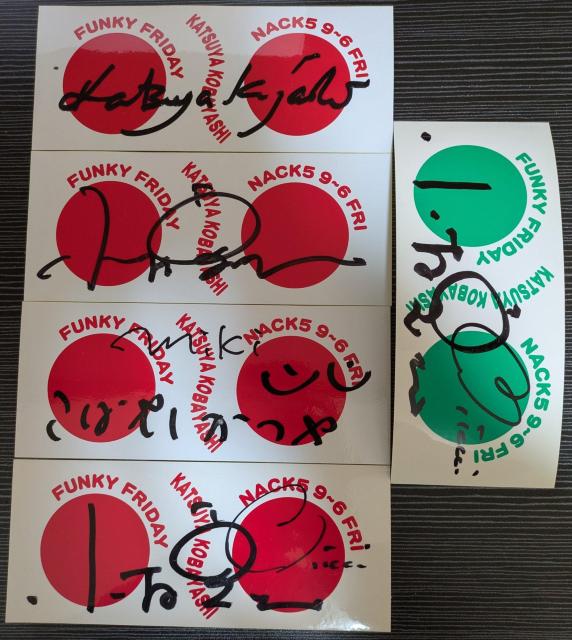 NACK5�@���̊ۃX�e�b�J�[  �� �^�����g�O�b�Y�� 