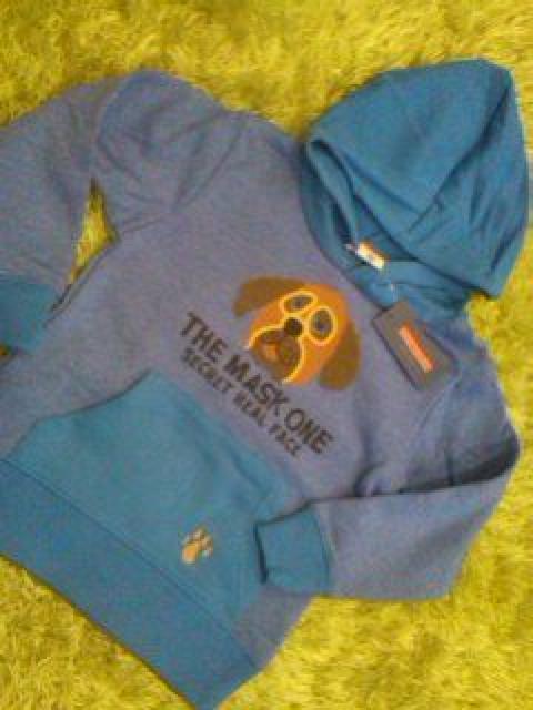 ●パーカー● 杢ブルー 110 新品 < キッズ/ベビー ●パーカー● 杢ブルー 110 新品 < キッズ/ベビーの