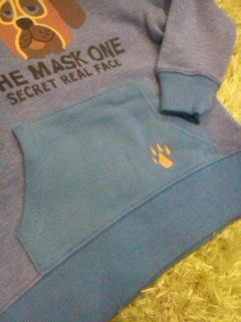 ●パーカー● 杢ブルー 110 新品 < キッズ/ベビー ●パーカー● 杢ブルー 110 新品 < キッズ/ベビーの