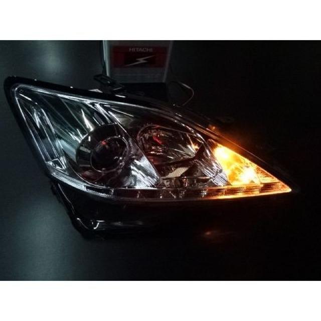 レクサス 現行ルック ヘッドライト IS250 IS350 LEDポジ メッキ < 自動車/バイク レクサス 現行ルック ヘッドライト IS250 IS350 LEDポジ メッキ < 自動車/バイク