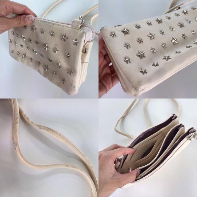 ◆しまむら購入◆星スタッズ付きミニショルダーバッグ★インスタ人気*ジミーチュウ好 < ブランド  ◆しまむら購入◆星スタッズ付きミニショルダーバッグ★インスタ人気*ジミーチュウ好 < ブランドの