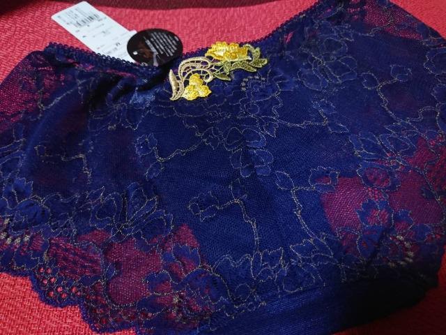 salute/サルート/48/店舗限定/迎賓の薔薇/ローライズ/ショーツ/M/KO/ネイビー < 女性ファッション  salute/サルート/48/店舗限定/迎賓の薔薇/ローライズ/ショーツ/M/KO/ネイビー < 女性ファッションの