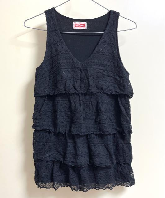 ノースリーブレースカットソー フェアリーグランジ < 女性ファッション  ノースリーブレースカットソー フェアリーグランジ  < 女性ファッションの