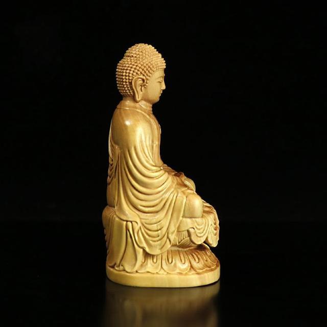 送料無料 柘植木彫仏像 釈迦様お座り仏像 < インテリア/ライフ  送料無料 柘植木彫仏像 釈迦様お座り仏像 < インテリア/ライフの