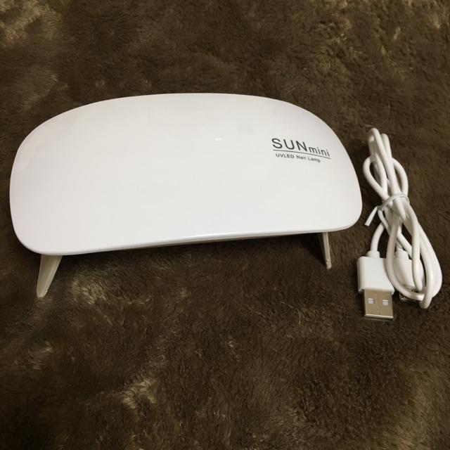 送込#新品#SUN mini コンパクト ジェルネイル LED/UVライト 6W ホワイト SUN ミニ < 香水/コスメ/ネイル  送込#新品#SUN mini コンパクト ジェルネイル LED/UVライト 6W ホワイト SUN ミニ < 香水/コスメ/ネイルの