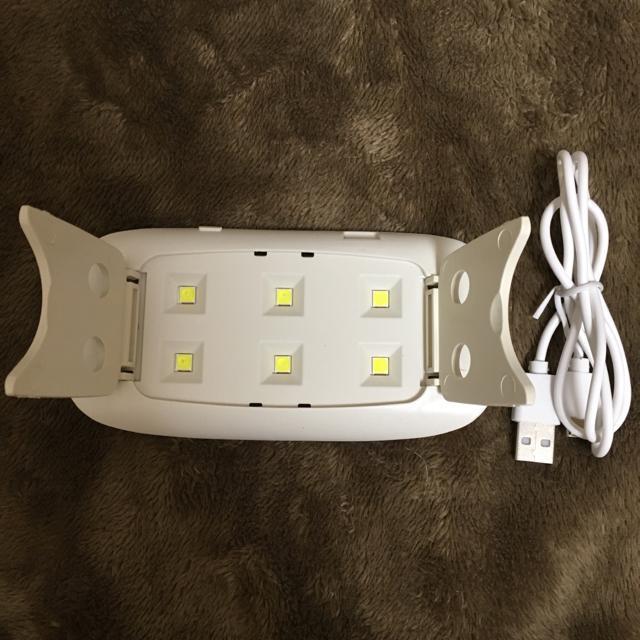 送込#新品#SUN mini コンパクト ジェルネイル LED/UVライト 6W ホワイト SUN ミニ < 香水/コスメ/ネイル  送込#新品#SUN mini コンパクト ジェルネイル LED/UVライト 6W ホワイト SUN ミニ < 香水/コスメ/ネイルの