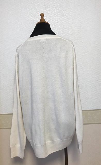 カシミヤウール混 ニット 白 < 女性ファッション  カシミヤウール混 ニット 白 < 女性ファッションの