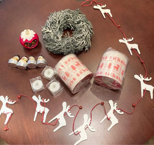 クリスマス リース&雑貨セット < インテリア/ライフ  クリスマス リース&雑貨セット  < インテリア/ライフの