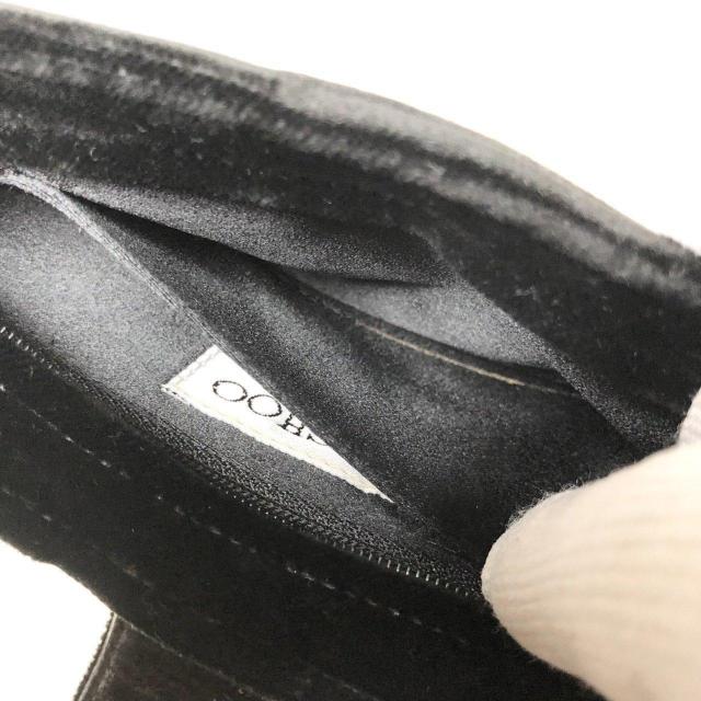 【極美品】ジミーチュウ ハンドバッグ アクセサリーポーチ パーティバッグ スエード ラインストーン ブラック < ブランド 【極美品】ジミーチュウ ハンドバッグ アクセサリーポーチ パーティバッグ スエード ラインストーン ブラック < ブランドの