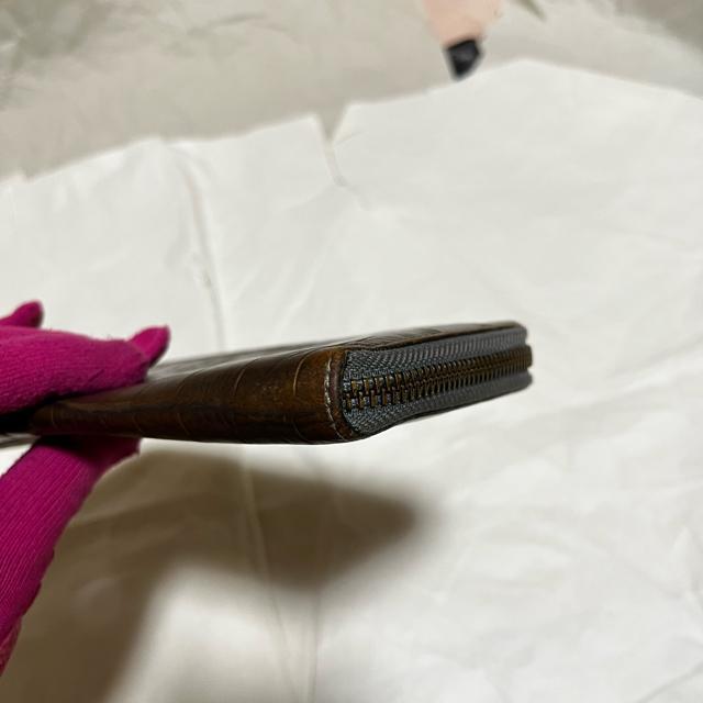 【Felisi / フェリージ】125 クロコ型押し ラウンドジップ 長財布 茶 レザー < 男性ファッション 【Felisi / フェリージ】125 クロコ型押し ラウンドジップ 長財布 茶 レザー < 男性ファッションの