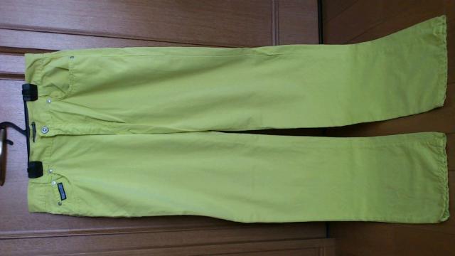 美品!激安92%オフ、ヴェルサーチ、チノパン(黄緑、イタリア、33) < 男性ファッション  美品!激安92%オフ、ヴェルサーチ、チノパン(黄緑、イタリア、33)  < 男性ファッションの