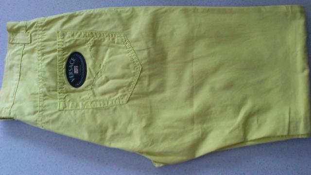 美品!激安92%オフ、ヴェルサーチ、チノパン(黄緑、イタリア、33) < 男性ファッション  美品!激安92%オフ、ヴェルサーチ、チノパン(黄緑、イタリア、33) < 男性ファッションの