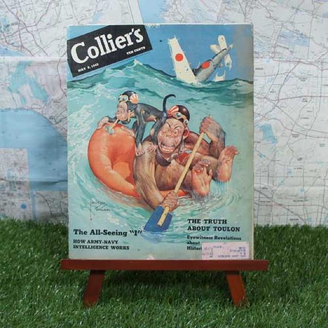 激レア【輸入雑誌】Collier's/コリアーズ -1943.5.8- 【ヴィンテージ物】 < 本/雑誌  激レア【輸入雑誌】Collier's/コリアーズ -1943.5.8- 【ヴィンテージ物】  < 本/雑誌の