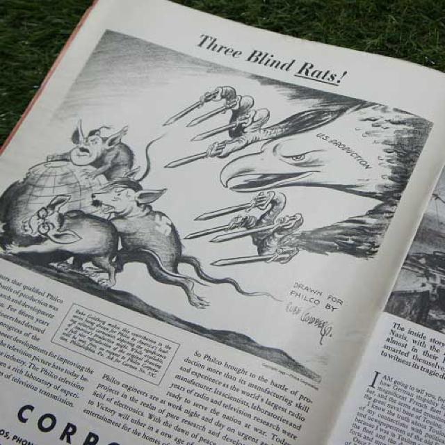 激レア【輸入雑誌】Collier's/コリアーズ -1943.5.8- 【ヴィンテージ物】 < 本/雑誌  激レア【輸入雑誌】Collier's/コリアーズ -1943.5.8- 【ヴィンテージ物】 < 本/雑誌の