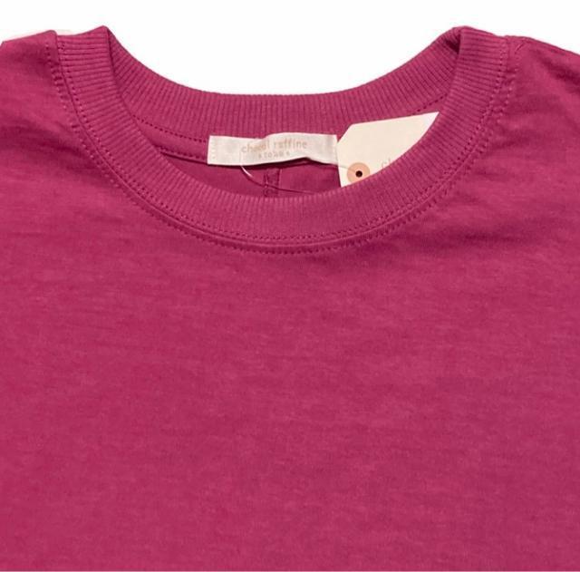 グリーンパークスchocolraffine◎裾リブBIGプルオーバー◎バックスリットTシャツ(F)ピンク新品 < ブランド グリーンパークスchocolraffine◎裾リブBIGプルオーバー◎バックスリットTシャツ(F)ピンク新品 < ブランドの