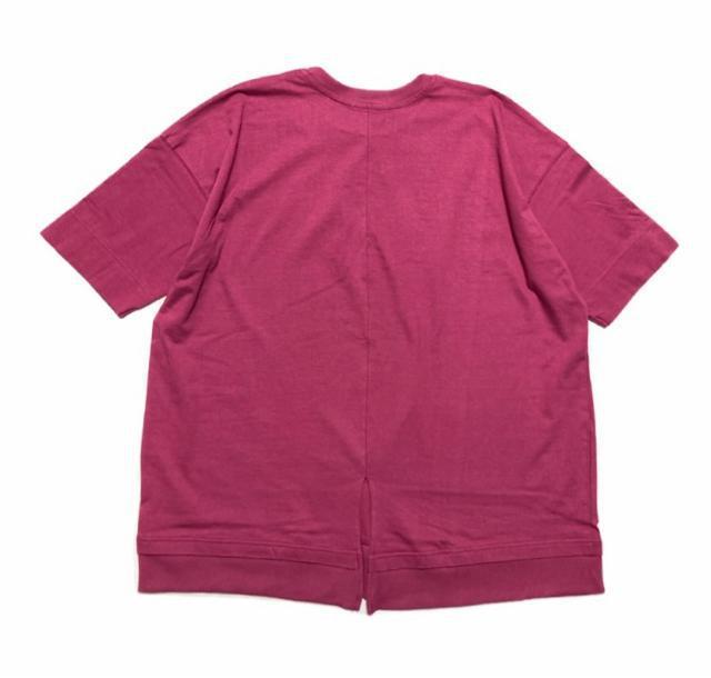 グリーンパークスchocolraffine◎裾リブBIGプルオーバー◎バックスリットTシャツ(F)ピンク新品 < ブランド グリーンパークスchocolraffine◎裾リブBIGプルオーバー◎バックスリットTシャツ(F)ピンク新品 < ブランドの