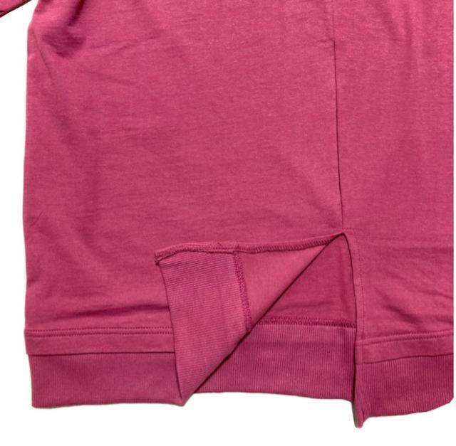 グリーンパークスchocolraffine◎裾リブBIGプルオーバー◎バックスリットTシャツ(F)ピンク新品 < ブランド グリーンパークスchocolraffine◎裾リブBIGプルオーバー◎バックスリットTシャツ(F)ピンク新品 < ブランドの