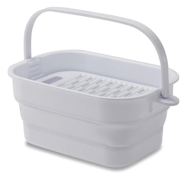 ISETO (伊勢藤) 折りたためる つけ置き洗いバケツ I-617 ホワイト 洗濯板 折りたたみバスケット 折りたたみバケツ < インテリア/ライフ ISETO (伊勢藤) 折りたためる つけ置き洗いバケツ I-617 ホワイト 洗濯板 折りたたみバスケット 折りたたみバケツ < インテリア/ライフの
