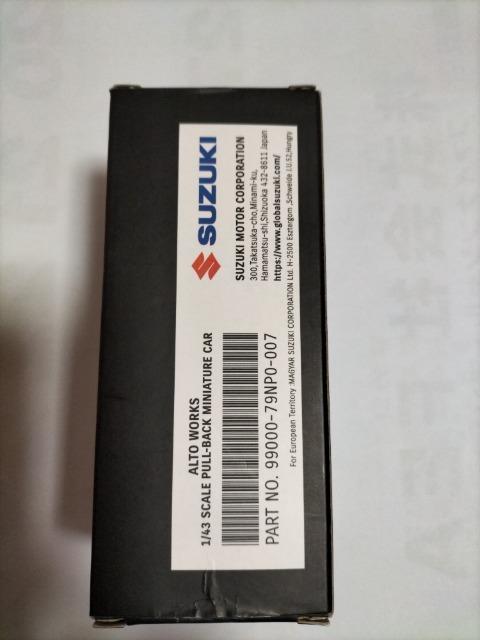 1/43 スズキ アルトワークス プルバックカー 非売品 未使用 < ホビー  1/43 スズキ アルトワークス プルバックカー 非売品 未使用 < ホビーの