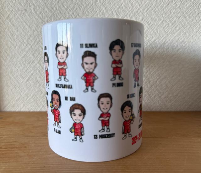 サントリーサンバーズ 選手イラストマグカップ 期間限定発売品 < レジャー/スポーツ  サントリーサンバーズ 選手イラストマグカップ 期間限定発売品 < レジャー/スポーツの