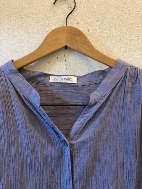 LL薄紫抑揚キーネックシャツワンピース < 女性ファッション  LL薄紫抑揚キーネックシャツワンピース < 女性ファッションの