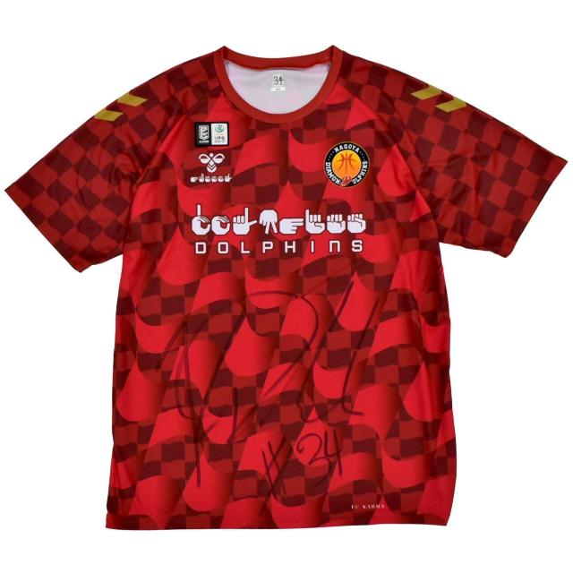 #34 カイル・リチャードソン選手直筆サイン入り 名古屋ダイヤモンドドルフィンズ 手話シャツ < レジャー/スポーツ #34 カイル・リチャードソン選手直筆サイン入り 名古屋ダイヤモンドドルフィンズ 手話シャツ < レジャー/スポーツの