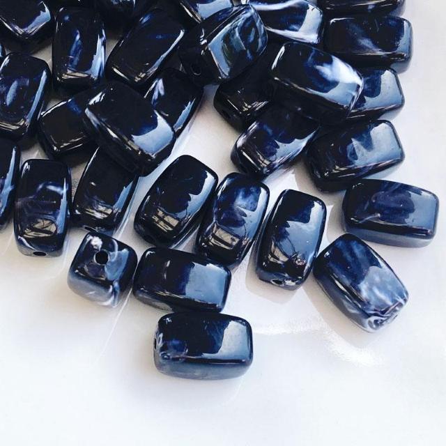 直方体アクリルビーズ大理石風20個ブラック < ペット/手芸/園芸 直方体アクリルビーズ大理石風20個ブラック < ペット/手芸/園芸の