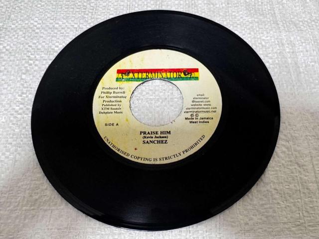 ���Q�G 7�C���` ���R�[�h SANCHEZ PRAISE HIM XTERMINATOR�� REGGAE VINYL 45s  �� CD/DVD/�r�f�I�� 