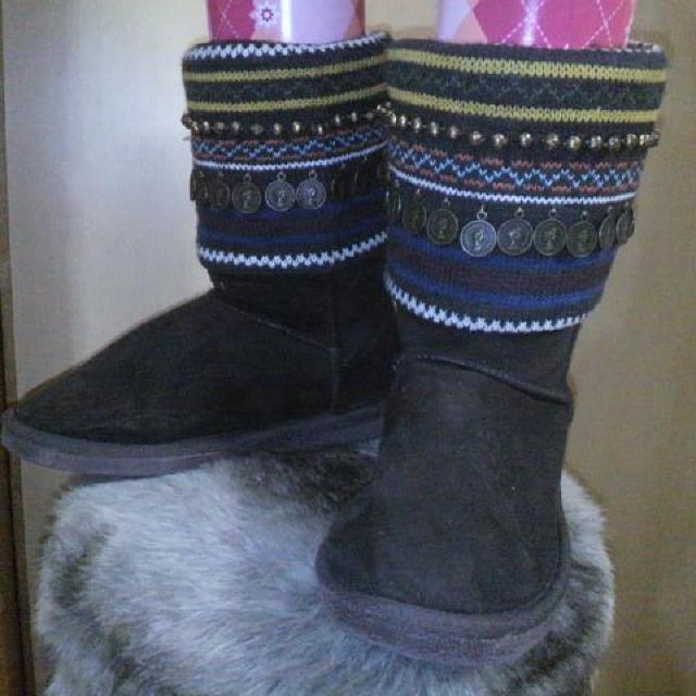 飾り付ムートン ブーツ S(36) < 女性ファッション 飾り付ムートン ブーツ S(36) < 女性ファッションの