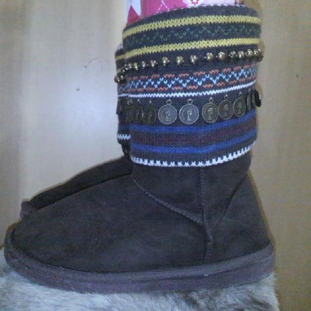 飾り付ムートン ブーツ S(36) < 女性ファッション 飾り付ムートン ブーツ S(36) < 女性ファッションの