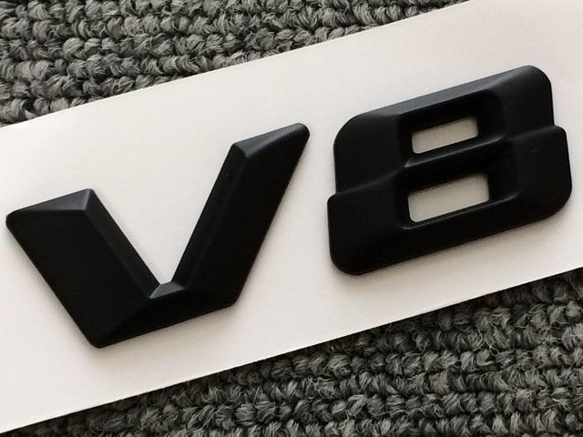 V8エンブレム ベンツ風 マッドブラック 艶消し黒 AMG ロリンザ < 自動車/バイク V8エンブレム ベンツ風 マッドブラック 艶消し黒 AMG ロリンザ < 自動車/バイク
