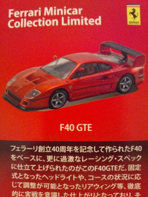 tF[ ~jJ[RNV ~ebh F40 GTE TNX聚  zr[ 