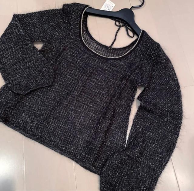 新品 natural couture  透かし編みニット セーター < ブランド  新品 natural couture  透かし編みニット セーター  < ブランドの