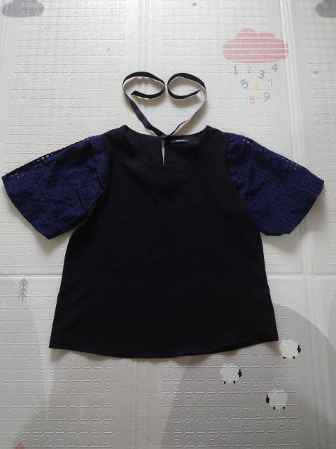 100円スタート Discoat パフスリーブバックリボントップスサイズF < ブランド  100円スタート Discoat パフスリーブバックリボントップスサイズF  < ブランドの